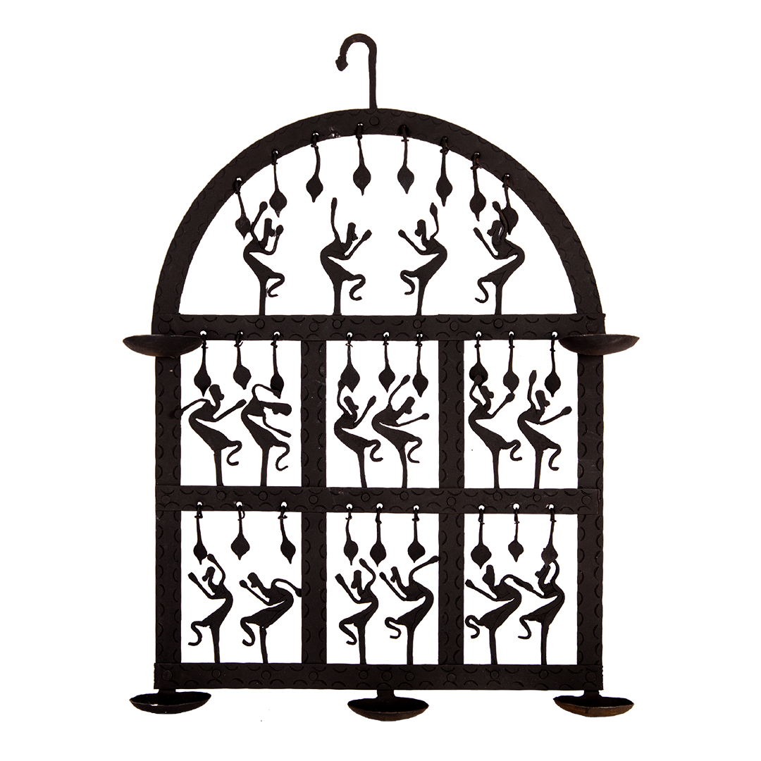 Candle Holder Wall Decor Wrought Iron
