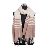 Organic Cotton Scarf Wooden Brown