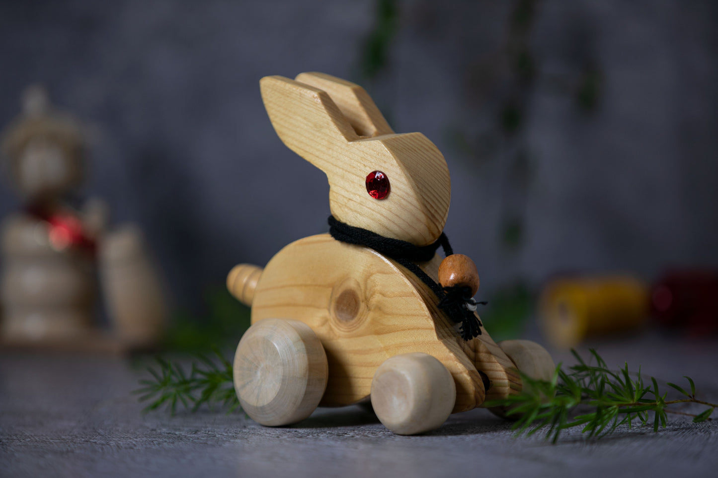 Wooden rabbit