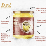 Healthy Heart Bundle | A2 Cow Ghee, Natural Multiflower Honey