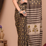 Handblock Mul Cotton Sarees