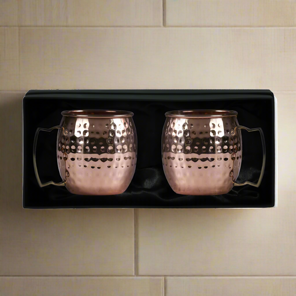 Copper Mugs Set