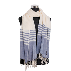 Organic Cotton Scarf Indigo